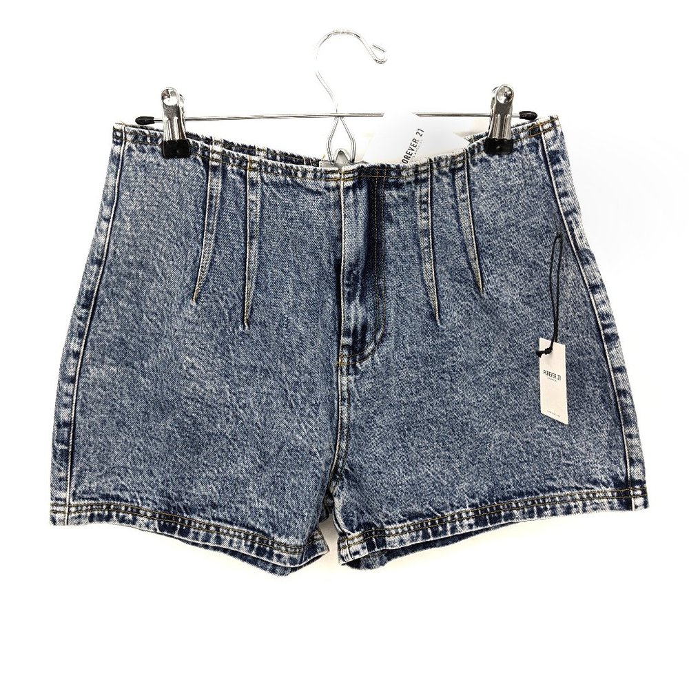 F21 NWT Acid Wash 90's Style Jean Shorts Sz 26